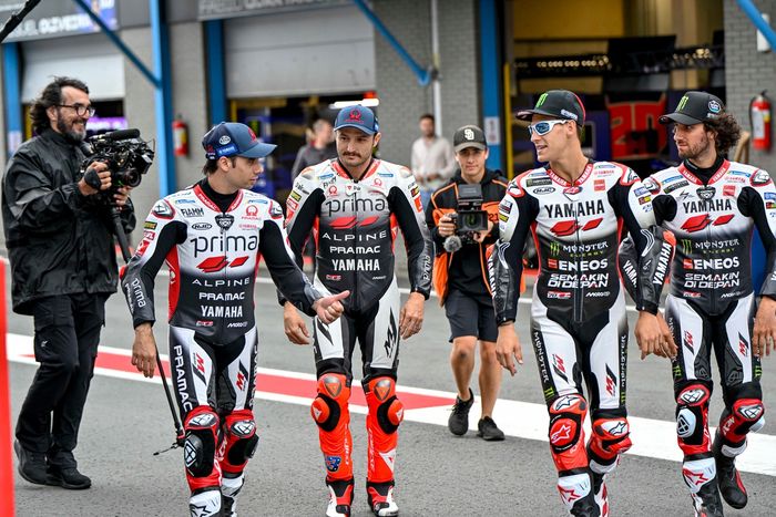 Miguel Oliveira, Pramac Racing, Jack Miller, Pramac Racing, Fabio Quartararo, Yamaha Factory Racing, Alex Rins, Yamaha Factory Racing