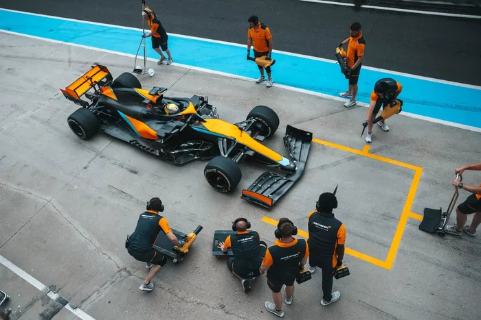 Alex Palou, McLaren probando en Hungaroring