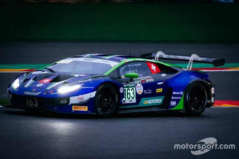 #163 Emil Frey Racing Lamborghini Huracan GT3 Evo: Franck Perera, Giacomo Altoè, Albert Costa