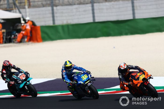 Pol Espargaro, Red Bull KTM Factory Racing Joan Mir, Team Suzuki MotoGP Fabio Quartararo, Petronas Yamaha SRT