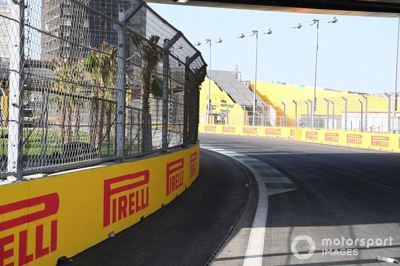 Jeddah Street Circuit corner 2 and 3 detail 
