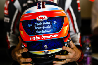 Romain Grosjean, Haas F1 Team, kask