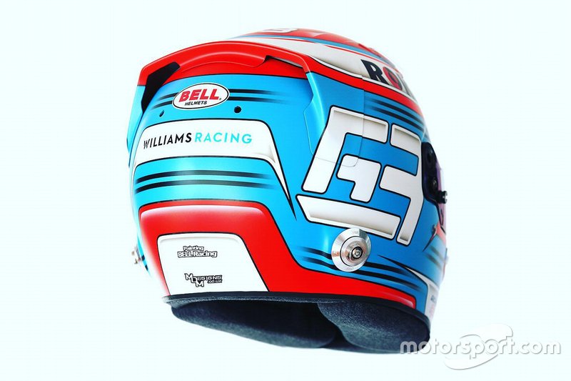 Il casco di George Russell, Williams
