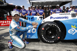 Polesitter Takuma Sato, Andretti Autosport Honda