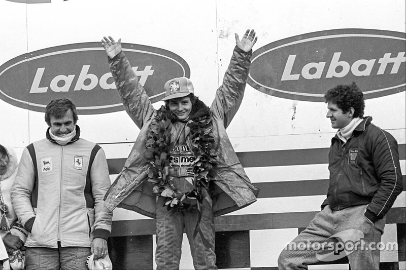 Podium: Pemenang balapan Gilles Villeneuve, Ferrari; runner-up Jody Scheckter, Wolf; peringkat ketiga Carlos Reutemann, Ferrari
