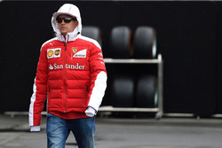 Kimi Raikkonen, Ferrari en el Paddock