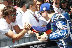 Race winner Jorge Lorenzo, Yamaha Factory Racing, Fernando Alonso