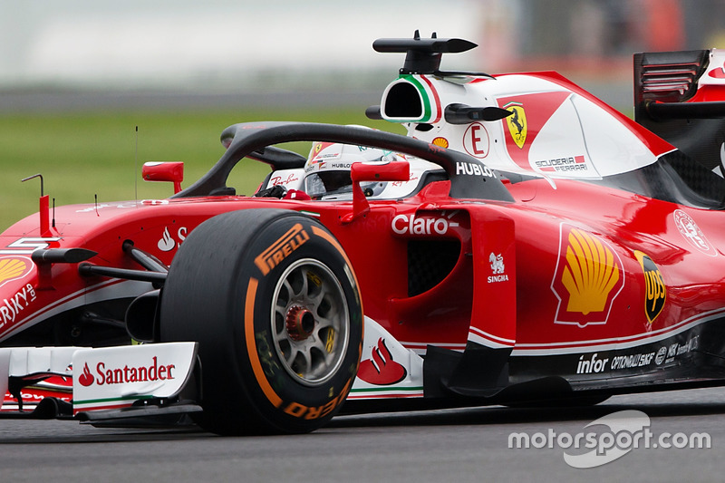 Sebastian Vettel, Ferrari SF16-H, mit dem Cockpitschutz Halo 2