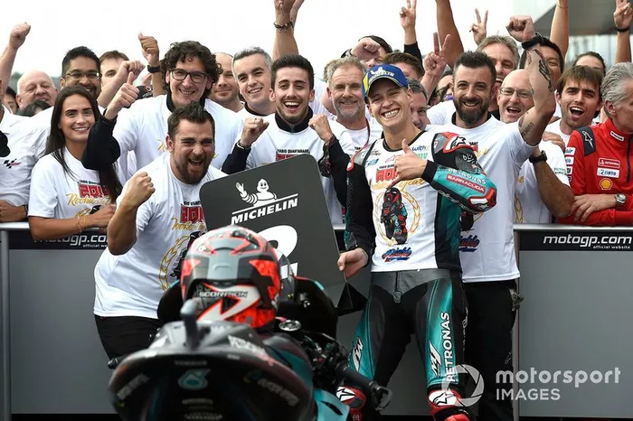 Segundo clasificado Fabio Quartararo, Petronas Yamaha SRT