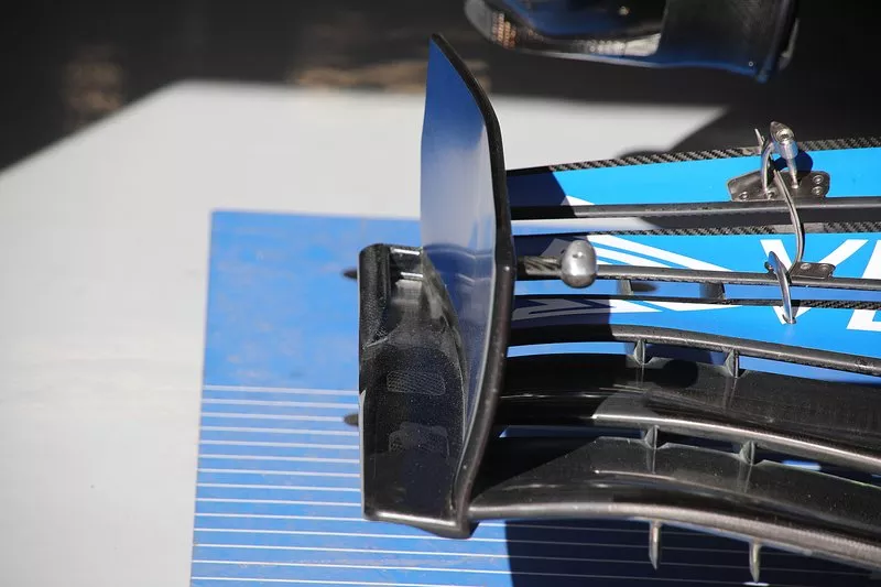 McLaren MCL35 front wing end plates