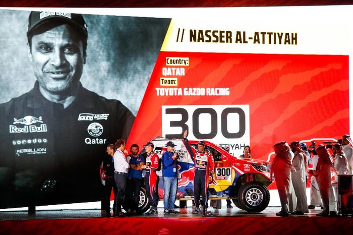 #300 Toyota Gazoo Racing: Nasser Al-Attiyah, Matthieu Baumel