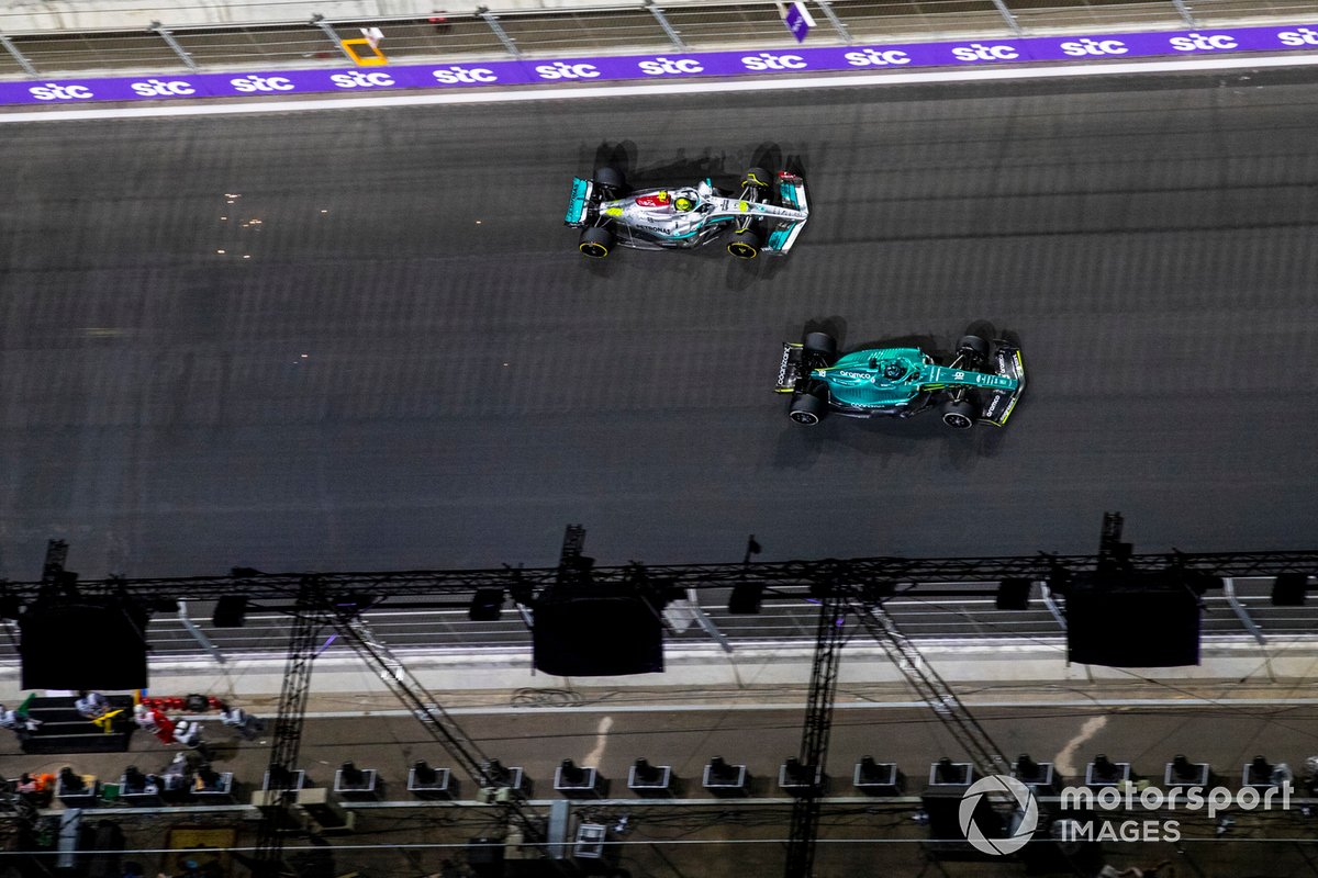 All Mercedes-powered cars were considerably off the pace in the speed traps in Saudi Arabia