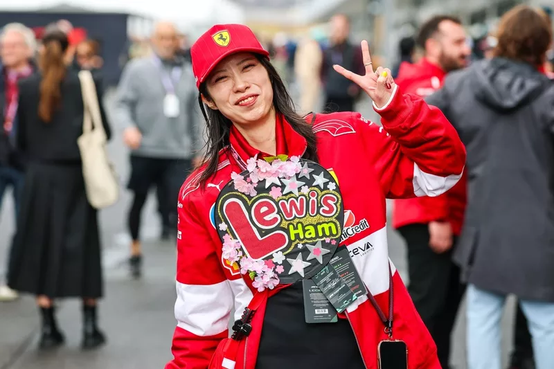 Les fans sur le circuit