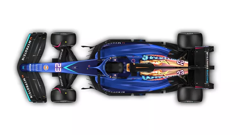 Williams FW45 Las Vegas-kleuren