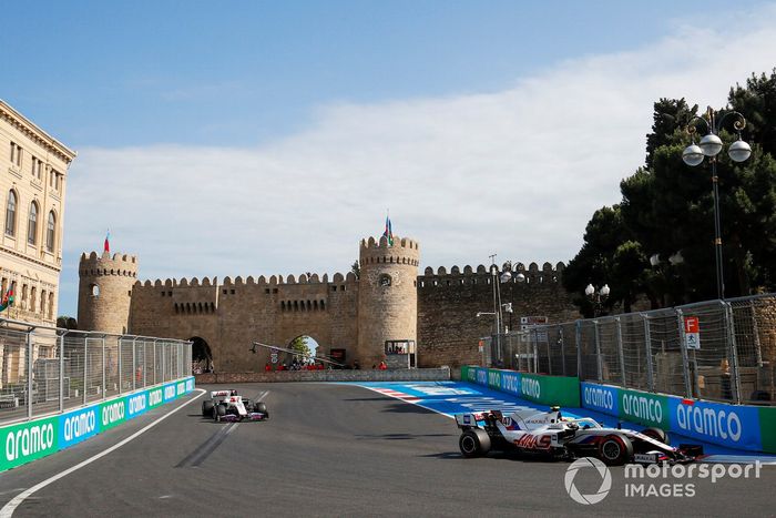 Mick Schumacher, Haas VF-21, Nikita Mazepin, Haas VF-21