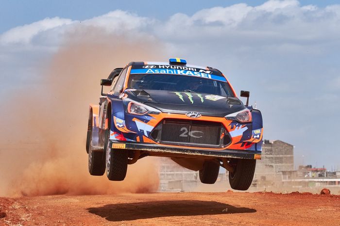 Oliver Solberg, Aaron Johnston, Hyundai 2C Competition Hyundai i20 Coupe WRC