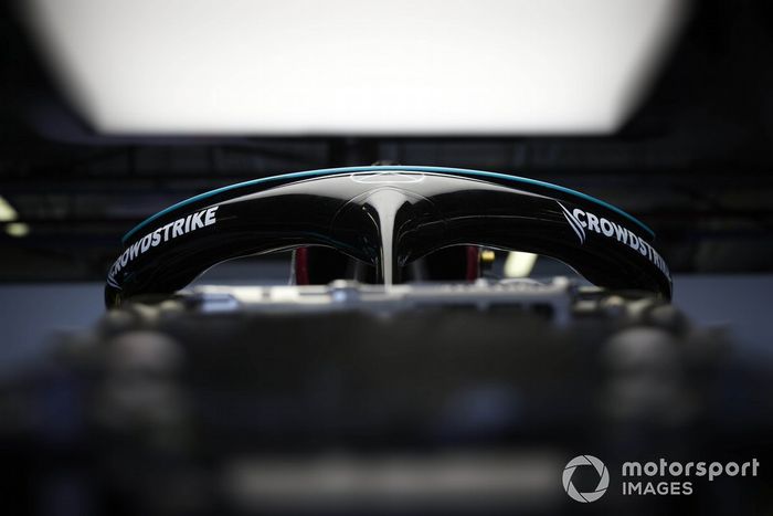 El Halo en el Mercedes W12 