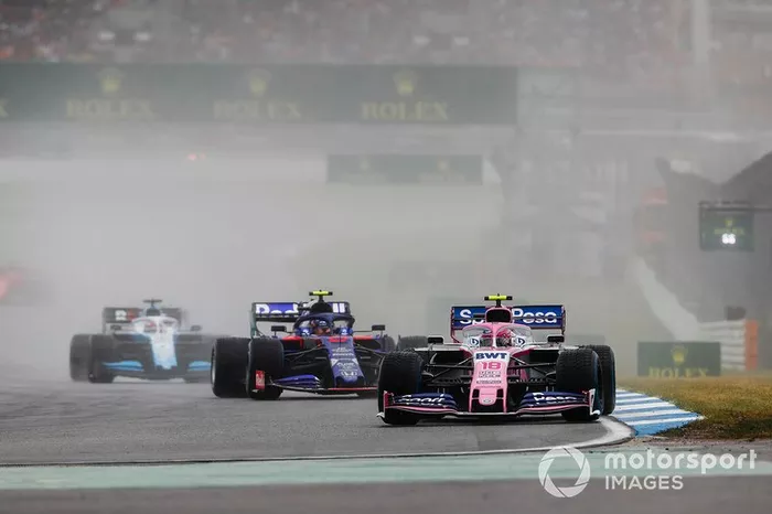Lance Stroll, Racing Point RP19, Daniil Kvyat, Toro Rosso STR14