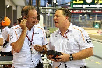 Jonathan Neale, McLaren Managing Director and Zak Brown, McLaren Racing CEO