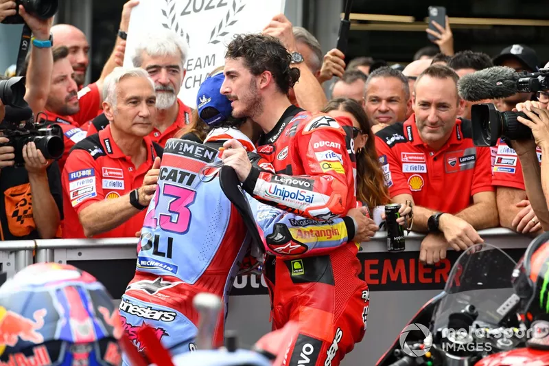 Francesco Bagnaia, Ducati Team, Enea Bastianini, Gresini Racing