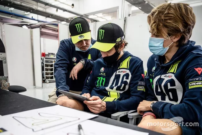 #46 Kessel Racing Monster VR46, Ferrari 488 GT3: Valentino Rossi, Alessio Salucci, Luca Marini