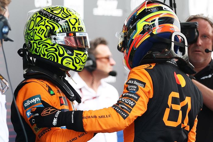 Lando Norris, McLaren, Oscar Piastri