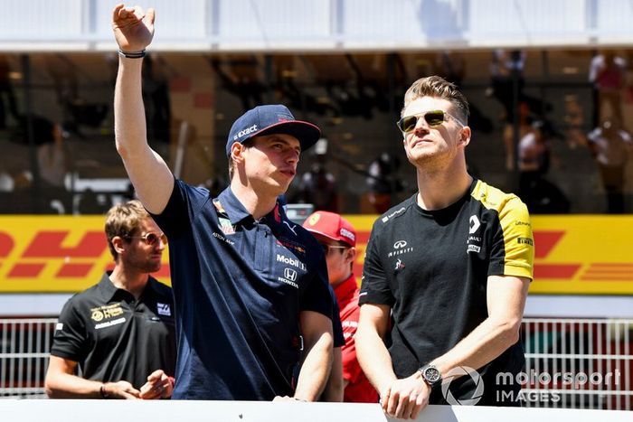 Max Verstappen, Red Bull Racing,  Nico Hulkenberg, Renault F1 Team