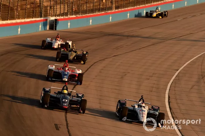 Spencer Pigot, Ed Carpenter Racing Chevrolet, Graham Rahal, Rahal Letterman Lanigan Racing Honda
