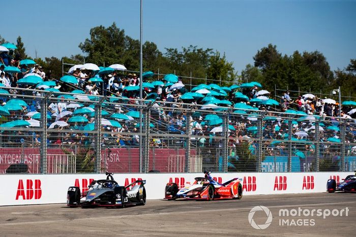 Sébastien Buemi, Nissan e.Dams, Nissan IMO1 Pascal Wehrlein, Mahindra Racing, M5 Electro 