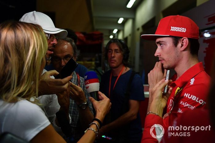 Charles Leclerc, Ferrari con los medios