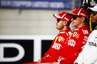Sebastian Vettel, Ferrari ve Kimi Raikkonen, Ferrari
