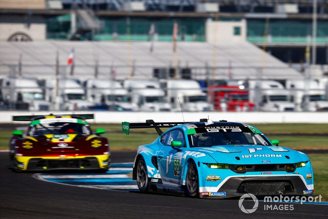 #55 Proton Competition Ford Mustang GT3: Ben Barker, Giammarco Levorato, Corey Lewis