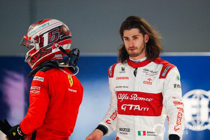 Charles Leclerc, Ferrari, Antonio Giovinazzi, Alfa Romeo