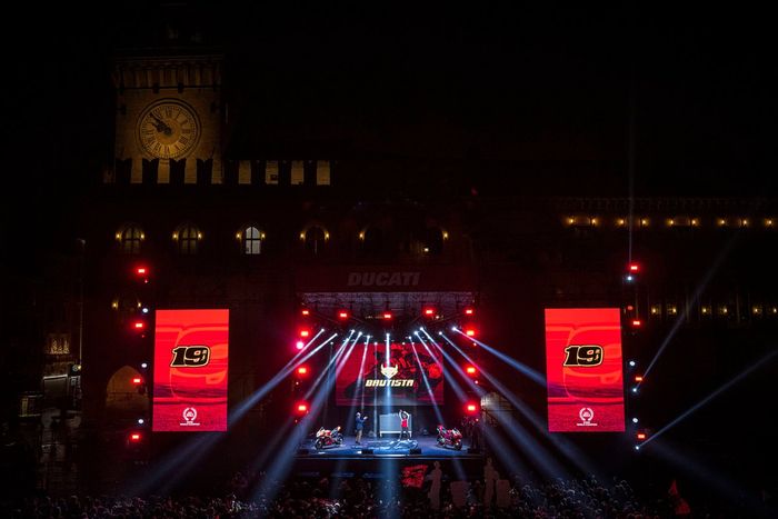Celebración del año 2022 del Ducati Team 