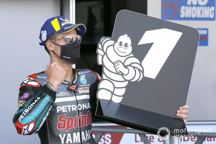 Ganador de la carrera Fabio Quartararo, Petronas Yamaha SRT