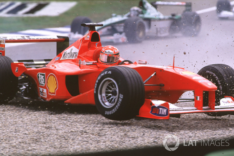 Unfall: Michael Schumacher, Ferrari F1-2000