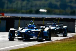 Nicolas Prost, Renault e.Dams leads Edoardo Mortara, Venturi Formula E Team