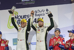Podium LMGTE Pro : première place #95 Aston Martin Racing Aston Martin Vantage GTE: Marco Sorensen, Nicki Thiim