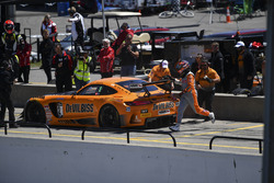 #2 CRP Racing Mercedes AMG GT3: Ryan Dalziel, Daniel Morad, pit stop action