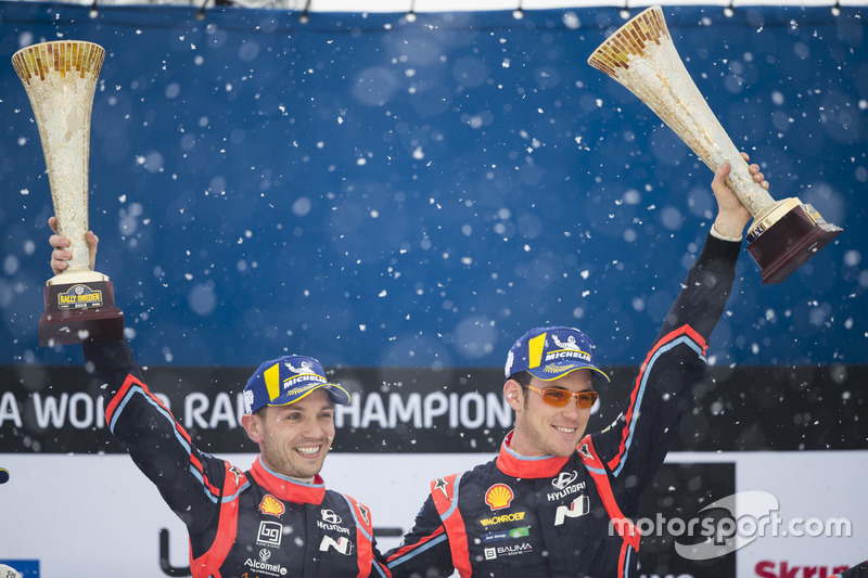 Winnaars Thierry Neuville, Nicolas Gilsoul, Hyundai i20 WRC, Hyundai Motorsport