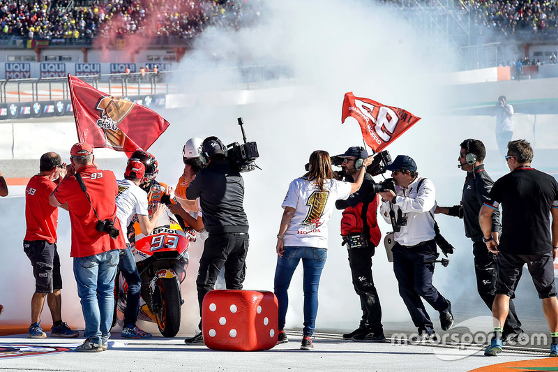 Campeón del mundo Marc Márquez, Repsol Honda Team celebra