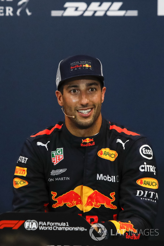 Daniel Ricciardo, Red Bull Racing nella conferenza stampa