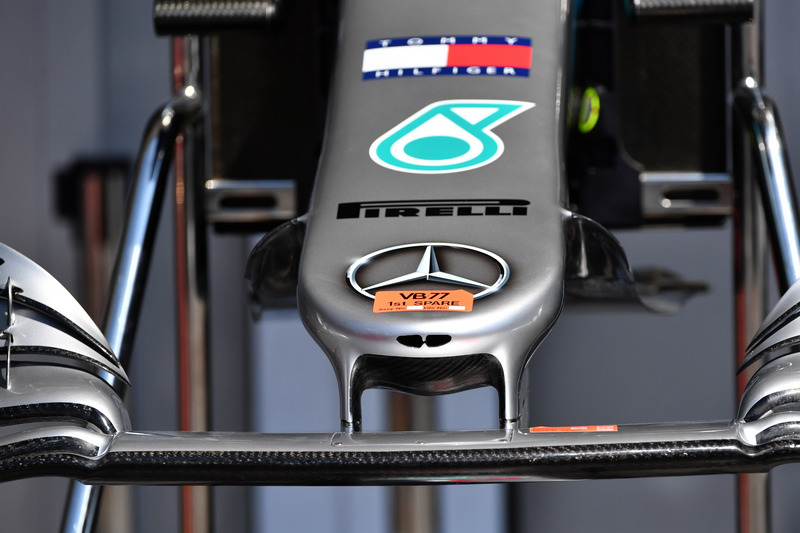 Nez de la Mercedes-AMG F1 W09