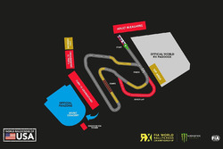 Rallycross-Strecke am Circuit of The Americas in Austin