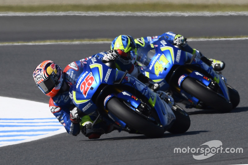 Maverick Viñales, Team Suzuki Ecstar MotoGP, Aleix Espargaró, Team Suzuki Ecstar MotoGP