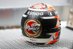 Stoffel Vandoorne, McLaren, detalle de su casco