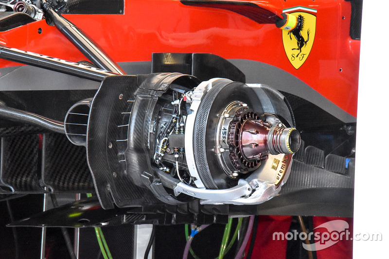 Freno delantero del Ferrari SF71H
