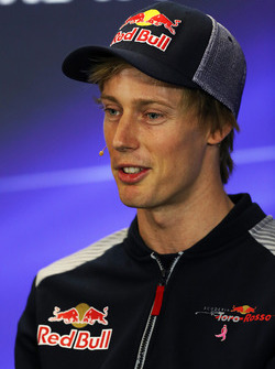 Brendon Hartley, Scuderia Toro Rosso en conferencia de prensa