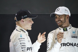 Podium: Valtteri Bottas, Mercedes AMG F1, Lewis Hamilton, Mercedes AMG F1