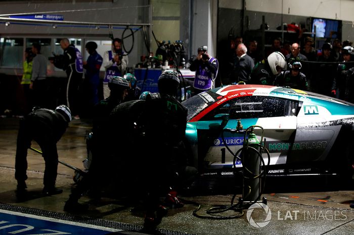 #1 Audi Sport Team Land Audi R8 LMS GT3: Christopher Mies, Kelvin van der Linde, Sheldon van der Linde, Rene Rast